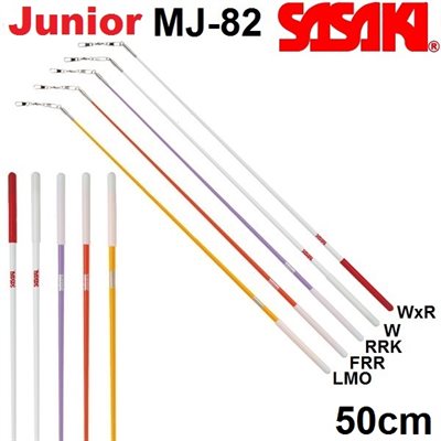 Sasaki Rhythmic Gymnastics Junior Glass Stick Neon Orange Mj82 From Japan for sale online 