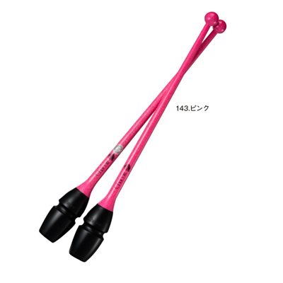 Chacott 143 Pink Hi-grip Rubber Clubs (455 mm) (Linkable ends) 301505-0005-98 Chacott 143 Pink Hi-grip Rubber Clubs (455 mm) (Linkable ends) 301505-0005-98