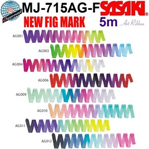 Sasaki Ruban de Gradation d'Art (5 m) MJ-715AG-F