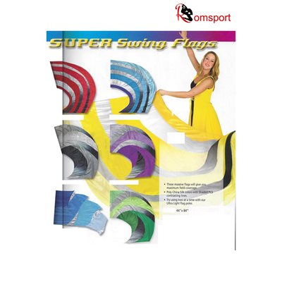 romsports super swing dancing flags poly silk nrf ss4484