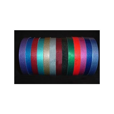 Romsports 105 Black Ultra Metallic Adhesive Tape (75' x 1 / 2") TUM-1 / 2